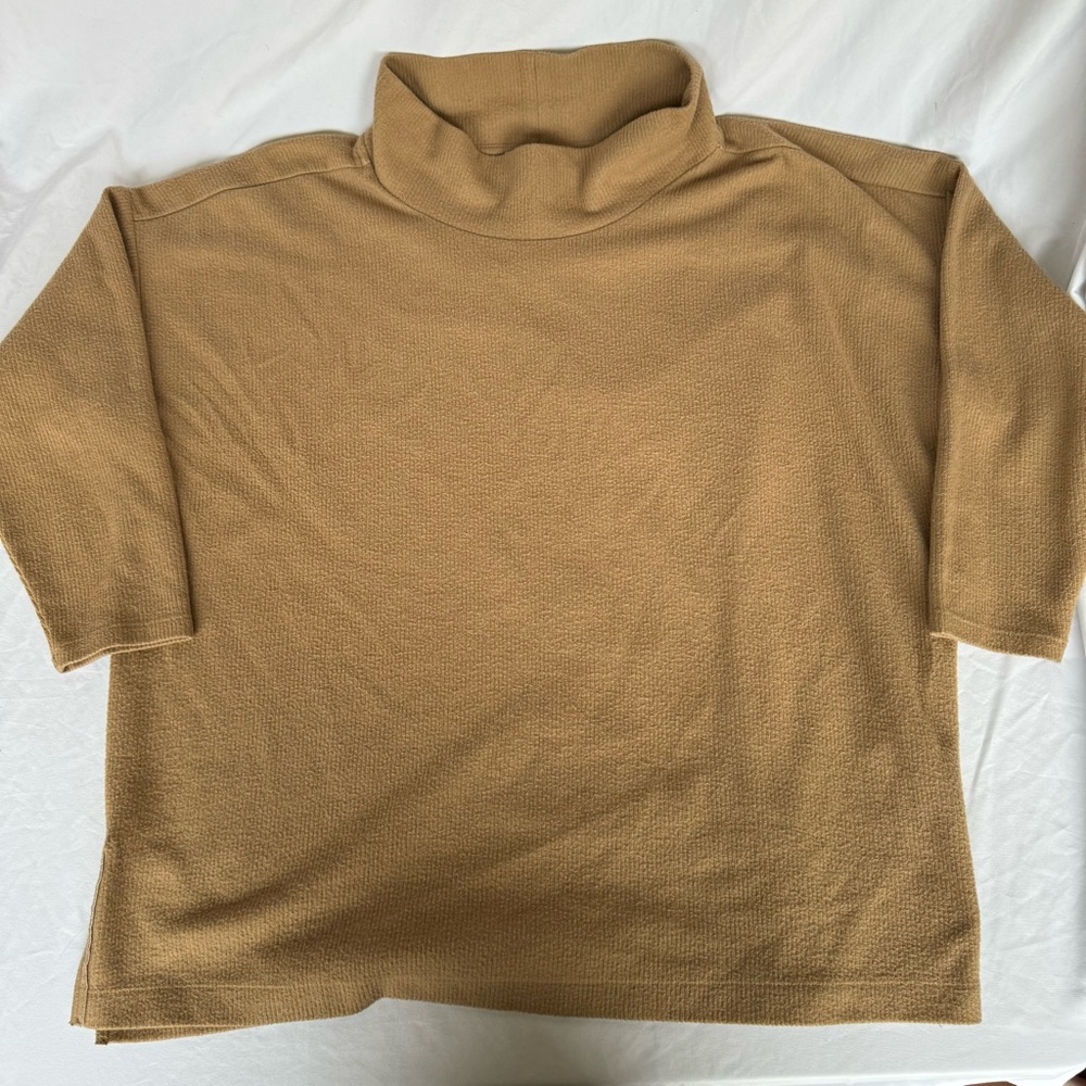 By Anthropologie Short Sleeve Turtleneck Sweater size 1x
